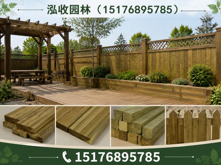 辽源京津冀防腐木工程展示图